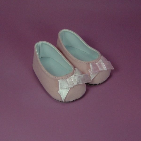 Ballerines roses en suédine