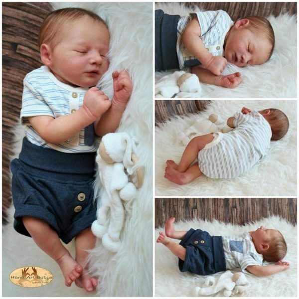 Sleeping Jaxon Realborn sans corps – Image 2