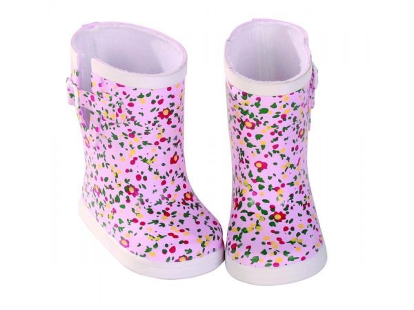 Bottes avec des fleurs pour poupées 45 - 50 cm - Gotz