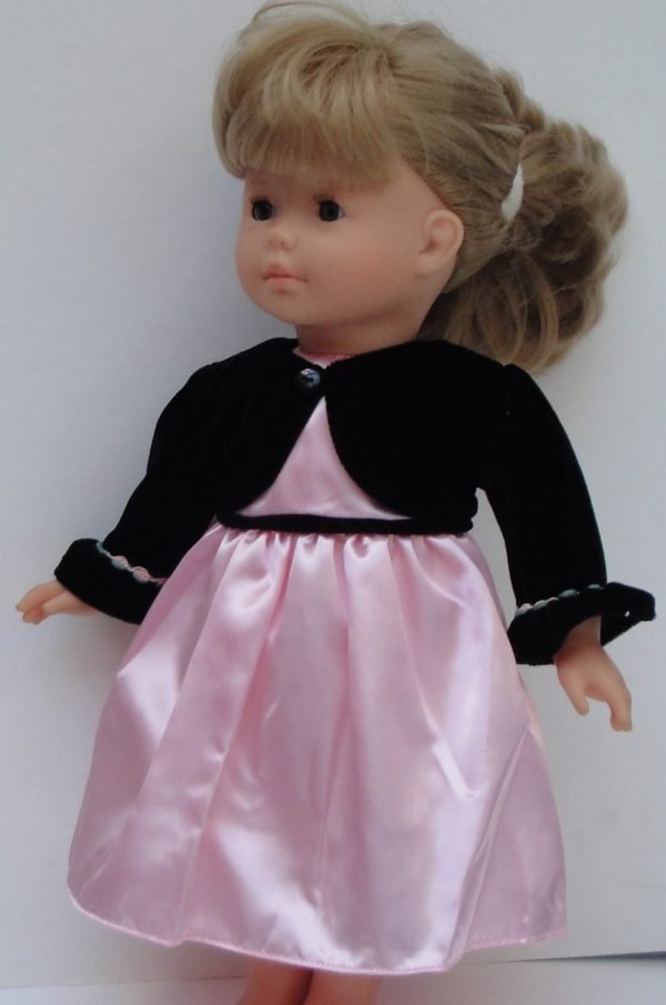Robe rose avec son bolero et chaussette