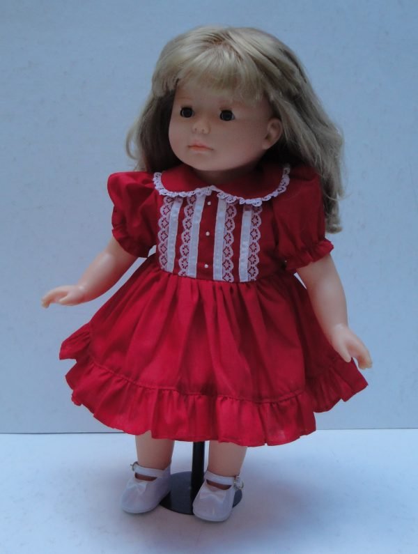 Robe rouge pour poupée Miss corolle 42cm