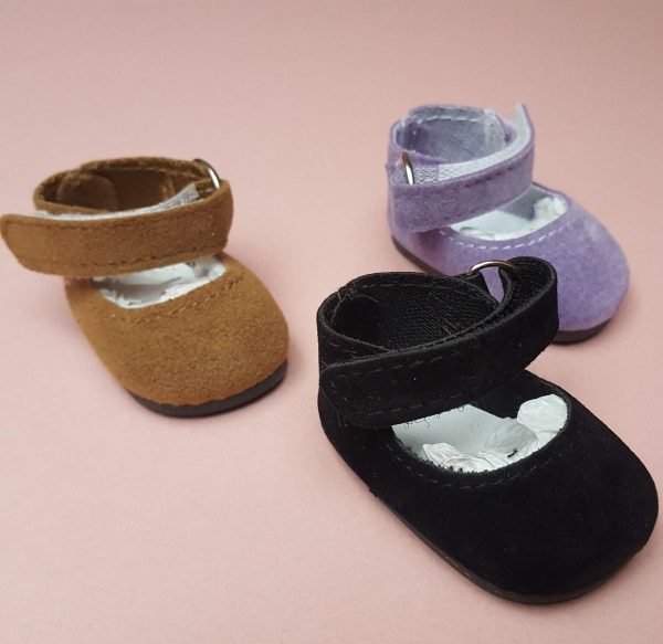 Chaussures en suédine unies